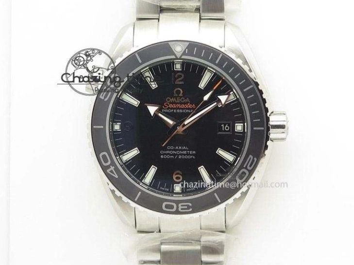 1224 FlexibleFit Seamaster Professional Chrono SS RG Blue Ceramic Blue Dial On SS RG Bracelet A 8211